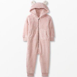 Hanna Andersson Marshmallow Fleece Character Play Suit (Faded Flower) (XS) NWOT